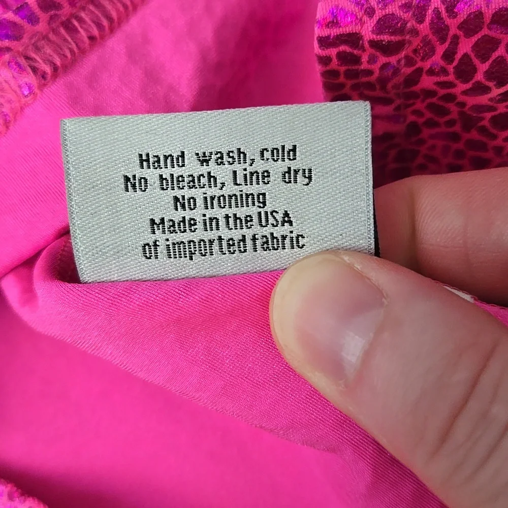 Hampton Mermaid Co. Pink Mermaid Tail, Girls 6, Great Condition